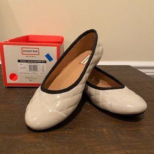 Hunter Quilted Ballerina flats